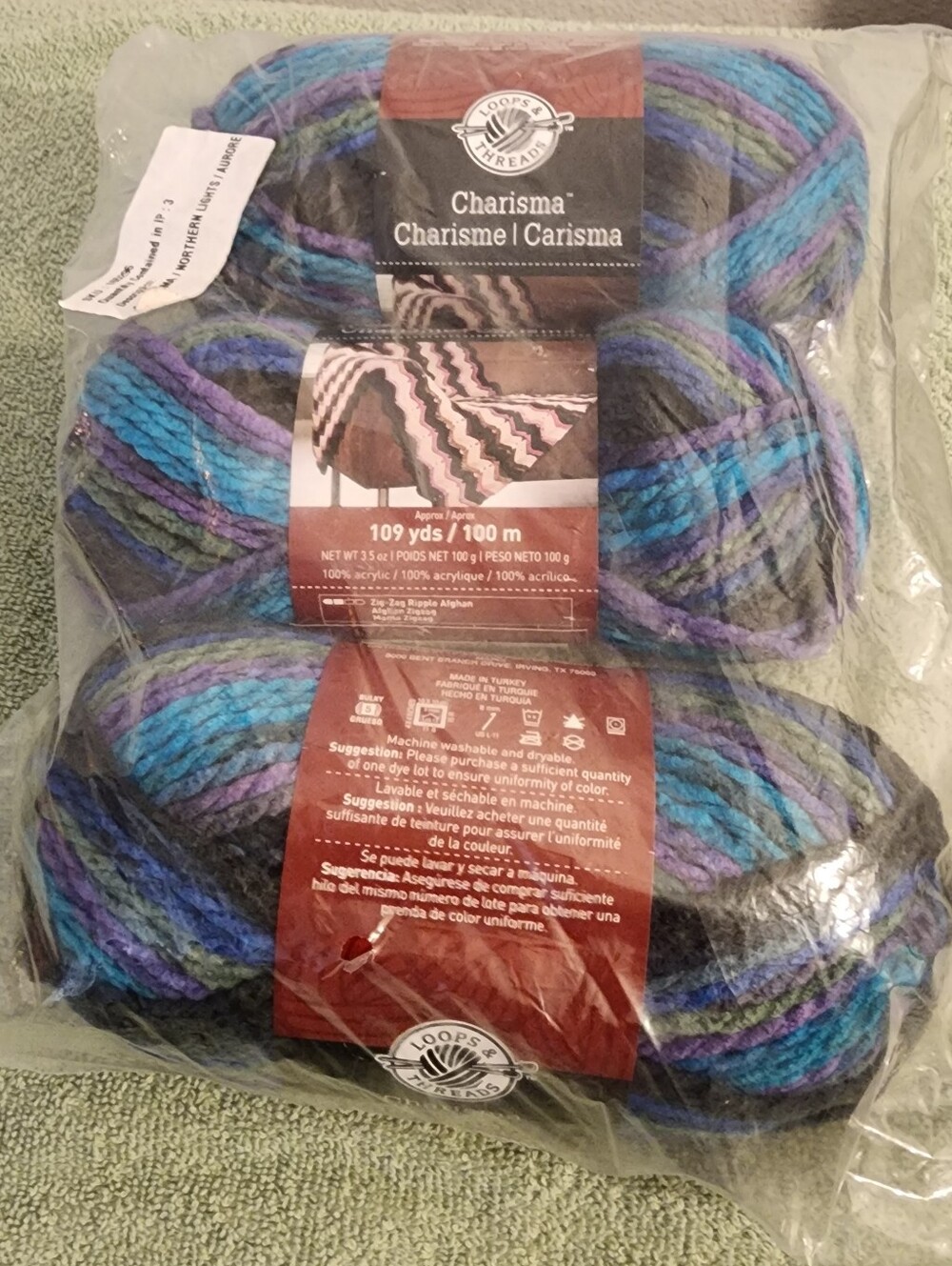 Loops & Threads Charisma Multicolor Chunky Yarn - Northern Lights